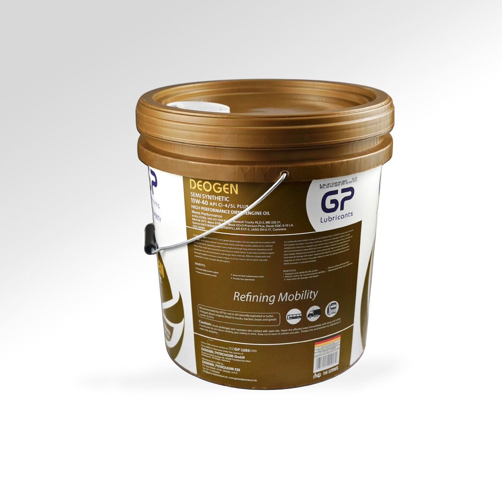 15W-40 API CI-4/SL PLUS