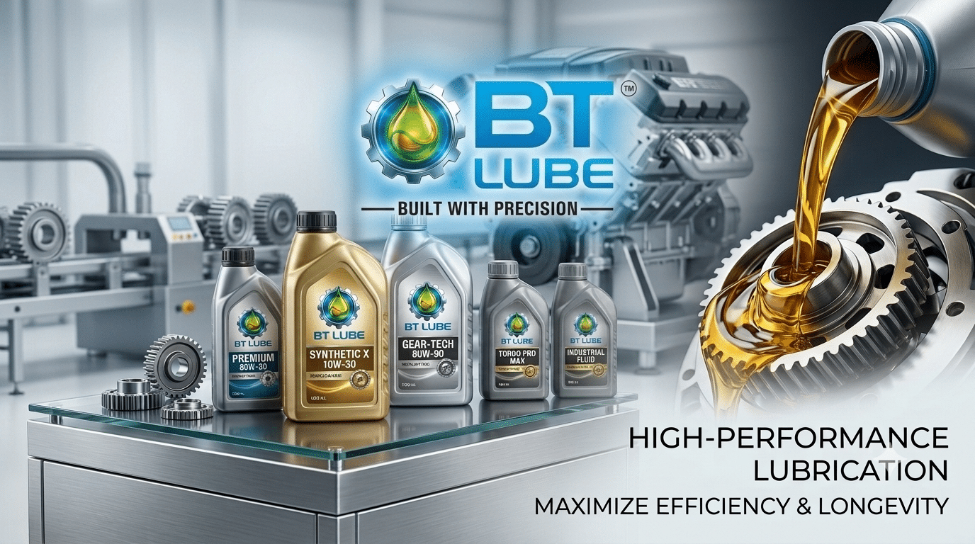 BT LUBE: BUILT WITH PRECISION. FORMULATED FOR POWER.